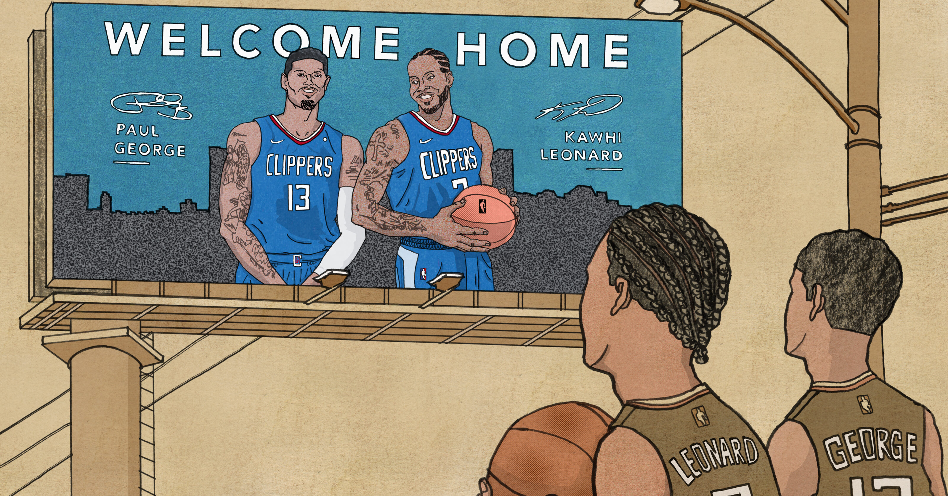 The Real L.A. Stories of Kawhi Leonard and Paul George - The Ringer