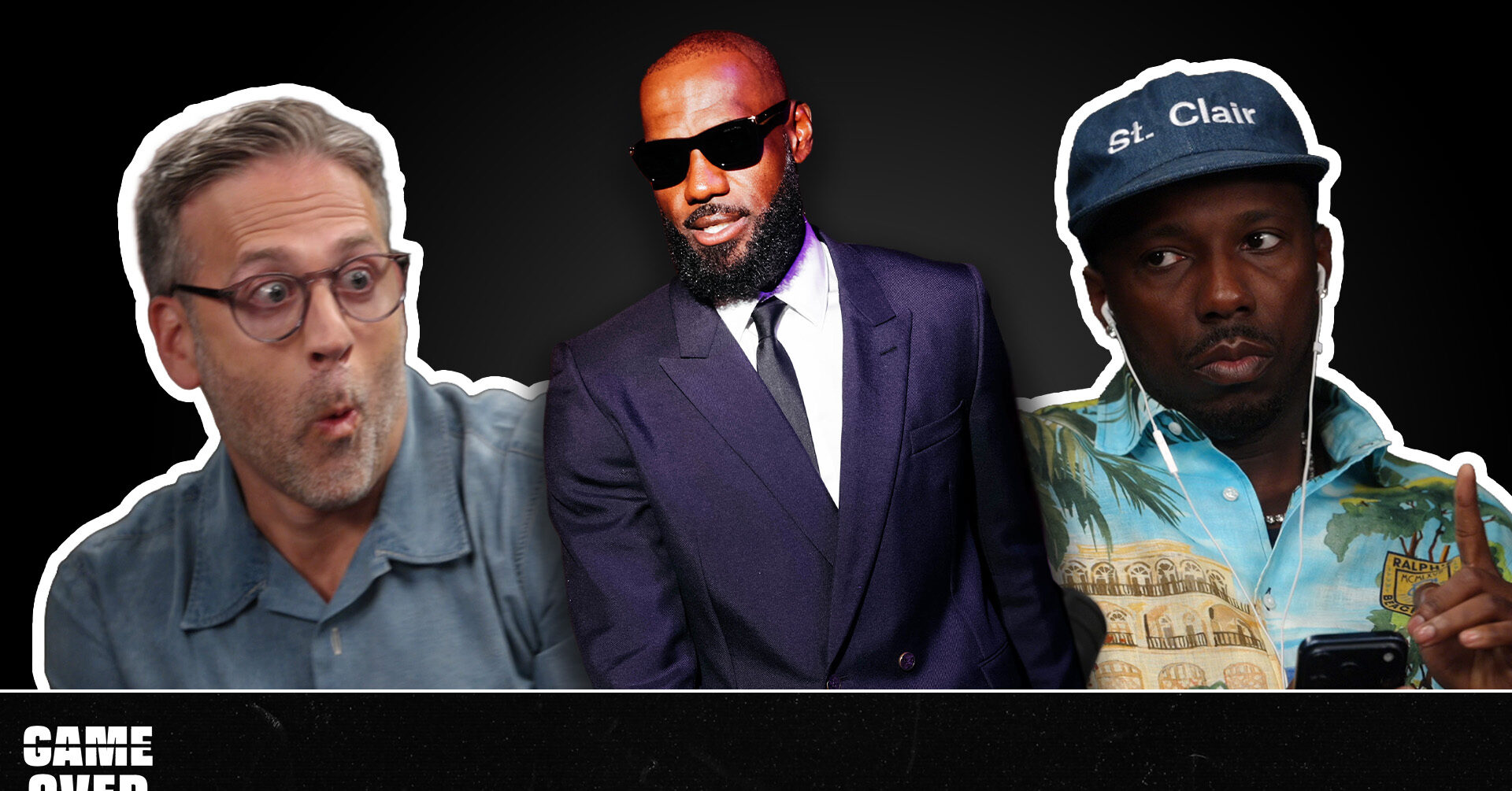 Image accompanying The Ringer coverage of LeBron James's move to the Philadelphia 76ers.