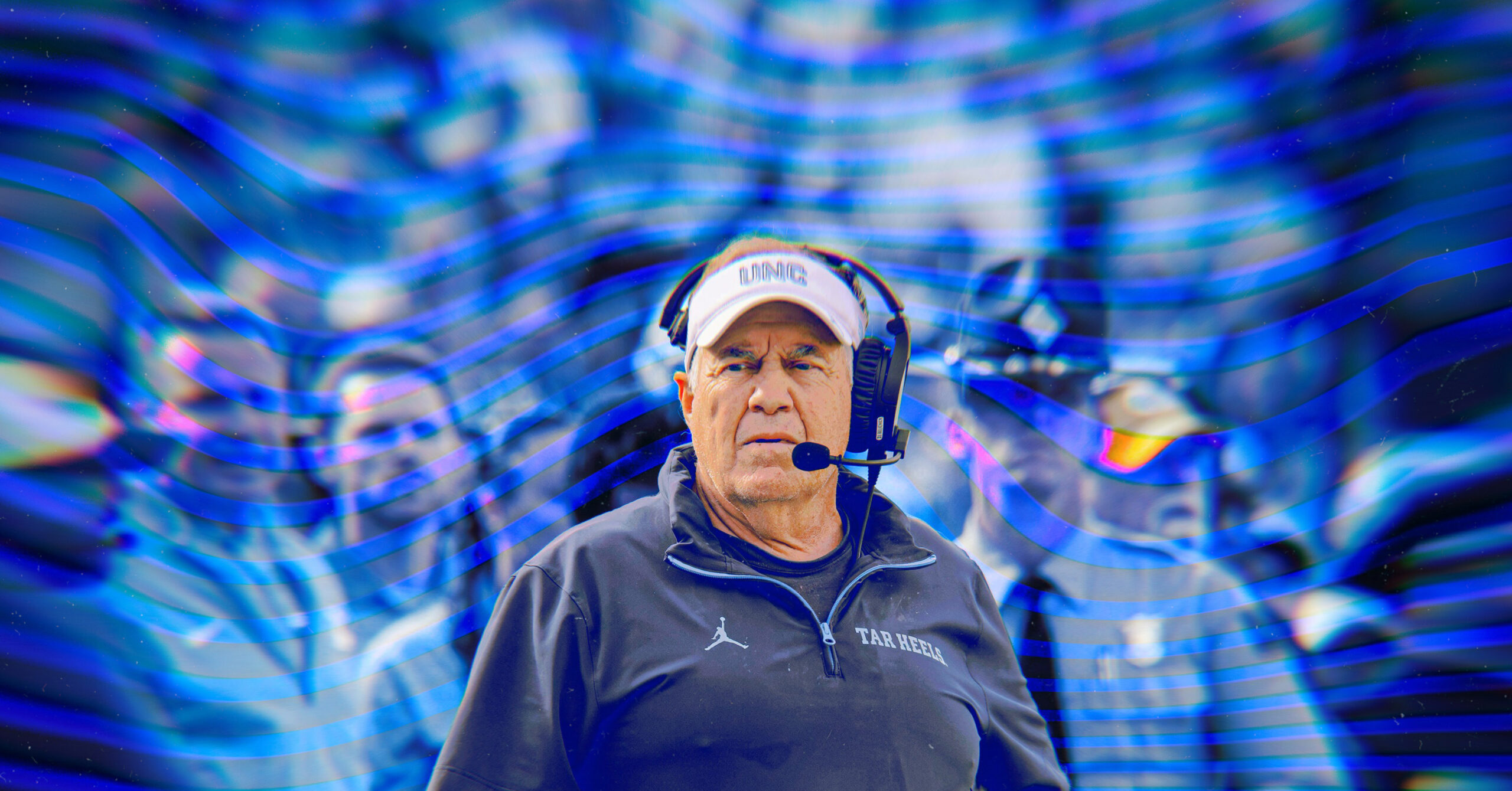 Bill Belichick during his tenure coaching North Carolina football